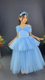 Фустан Stylish Long Sky Blue