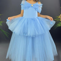 Фустан Stylish Long Sky Blue