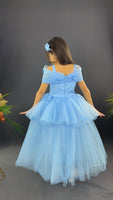 Фустан Stylish Long Sky Blue