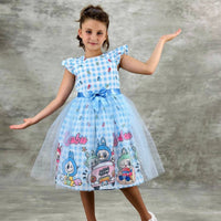 Фустан Labubu Blue