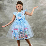 Фустан Labubu Blue