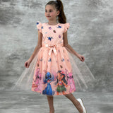 Фустан Stitch Peach