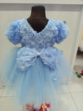Фустан Flora blue