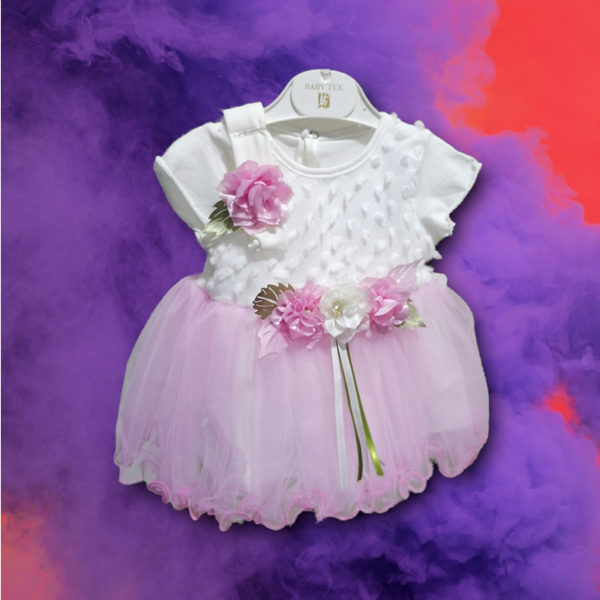 Фустан Pink Flower Baby