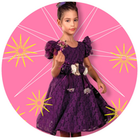 Фустан Flower purple